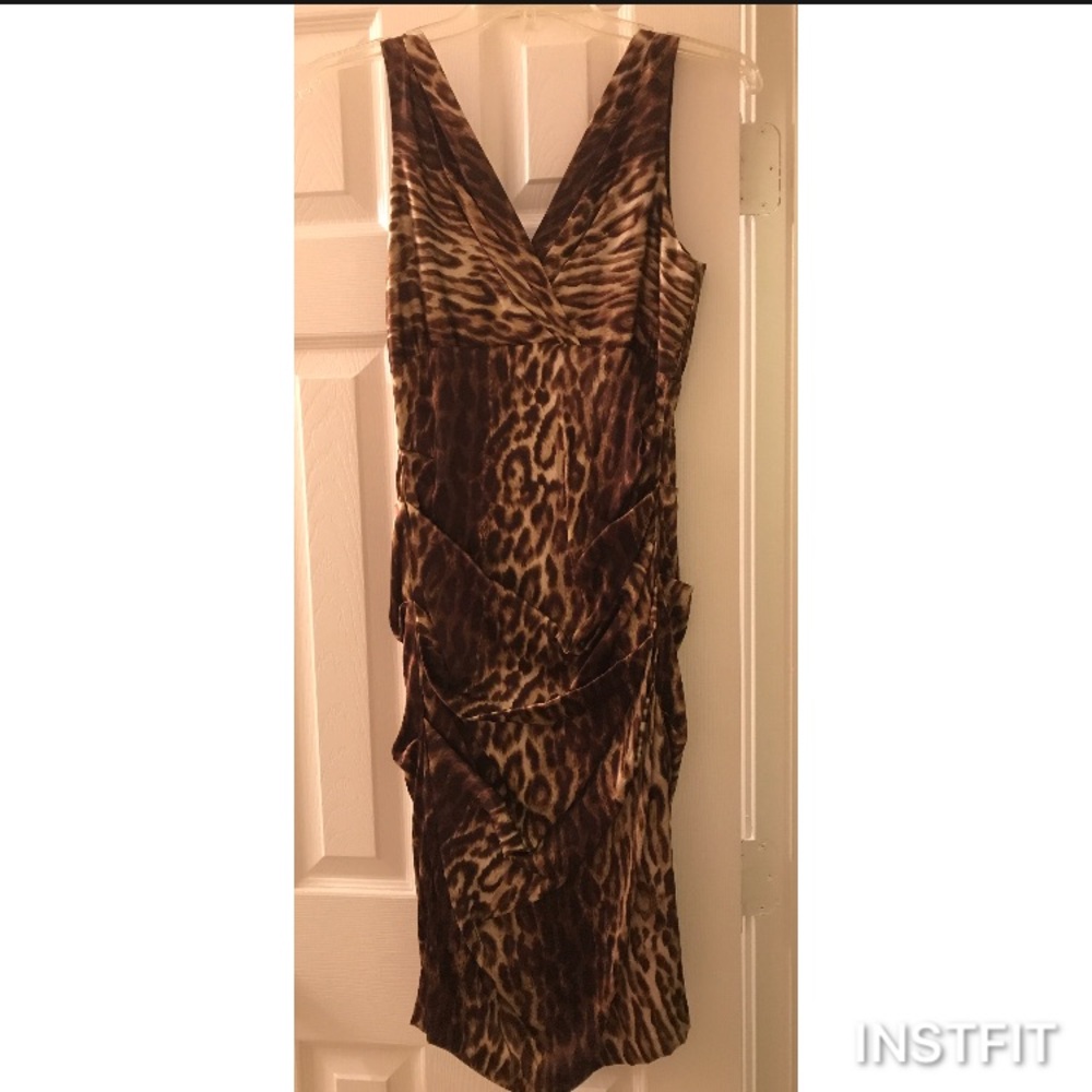 Leopard print dress